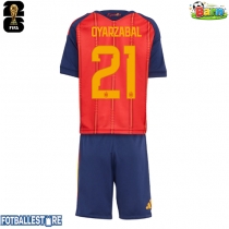 Spania Mikel Oyarzabal #21 Hjemmedraktsett Barn VM 2026 Kortermet (+ Korte bukser)